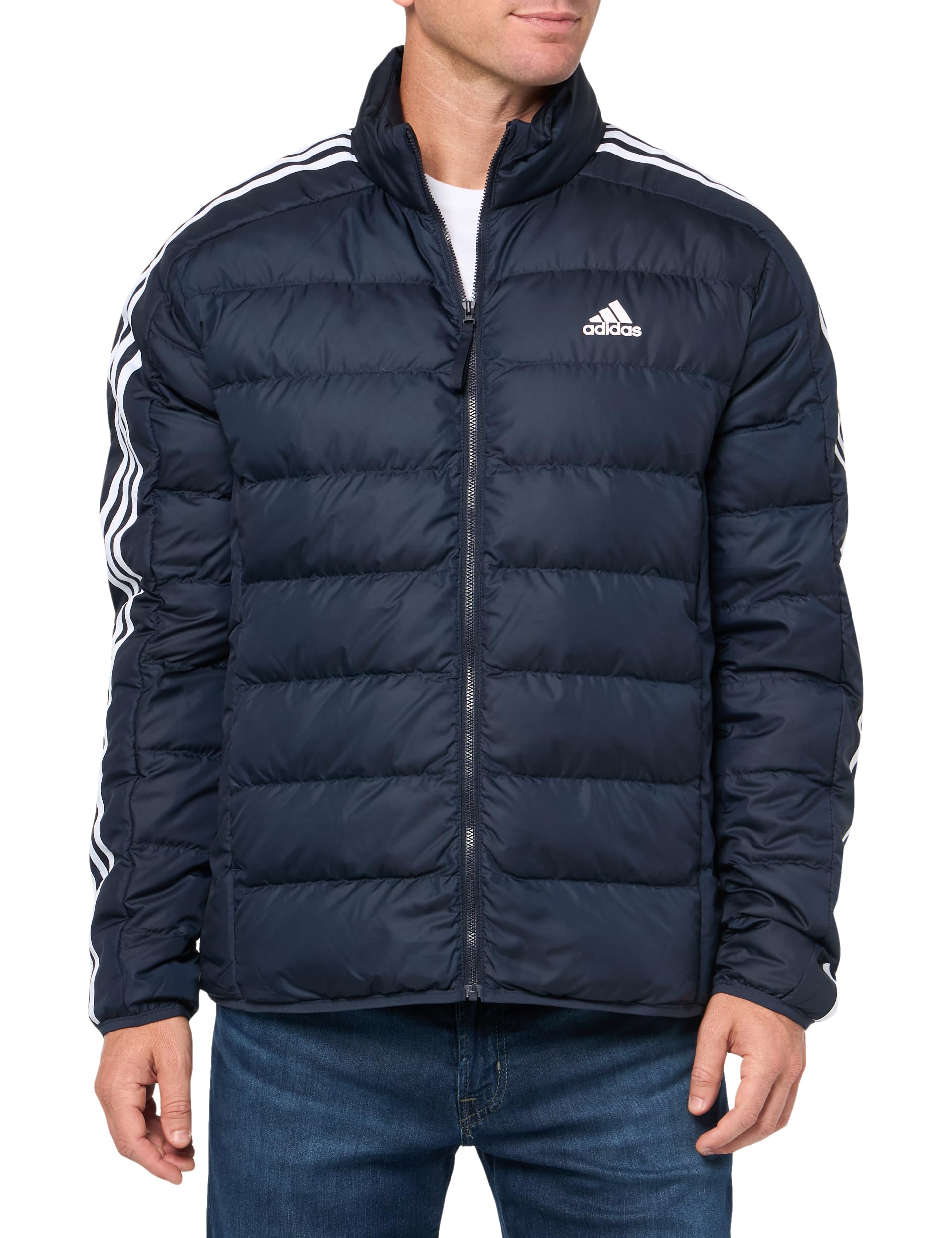 adidas Men's Essentials 3-stripes Light Down Jacket-picture-17