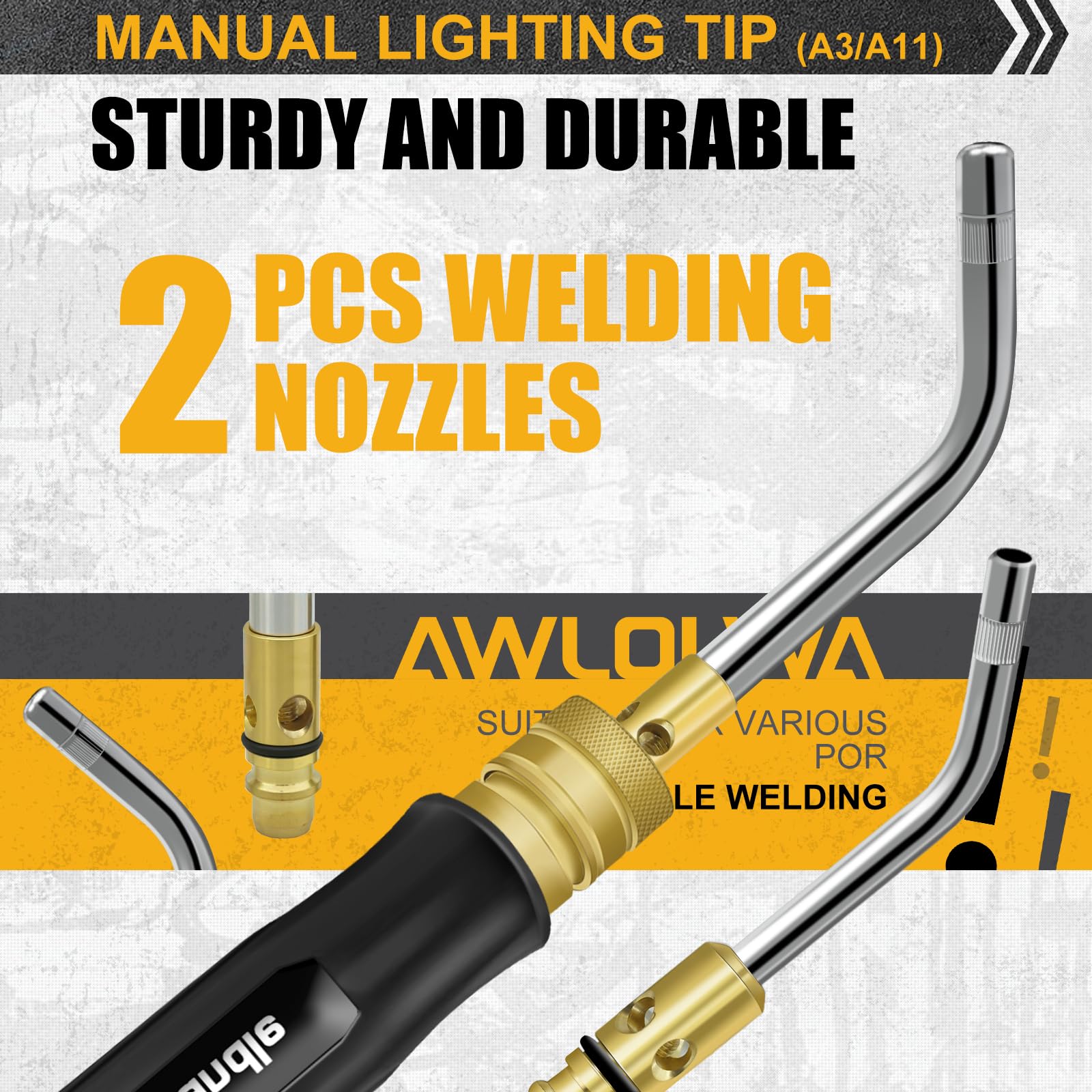 X-3B Air Acetylene Torch Kit Zestaw paliwowy Gaz Professional Series
