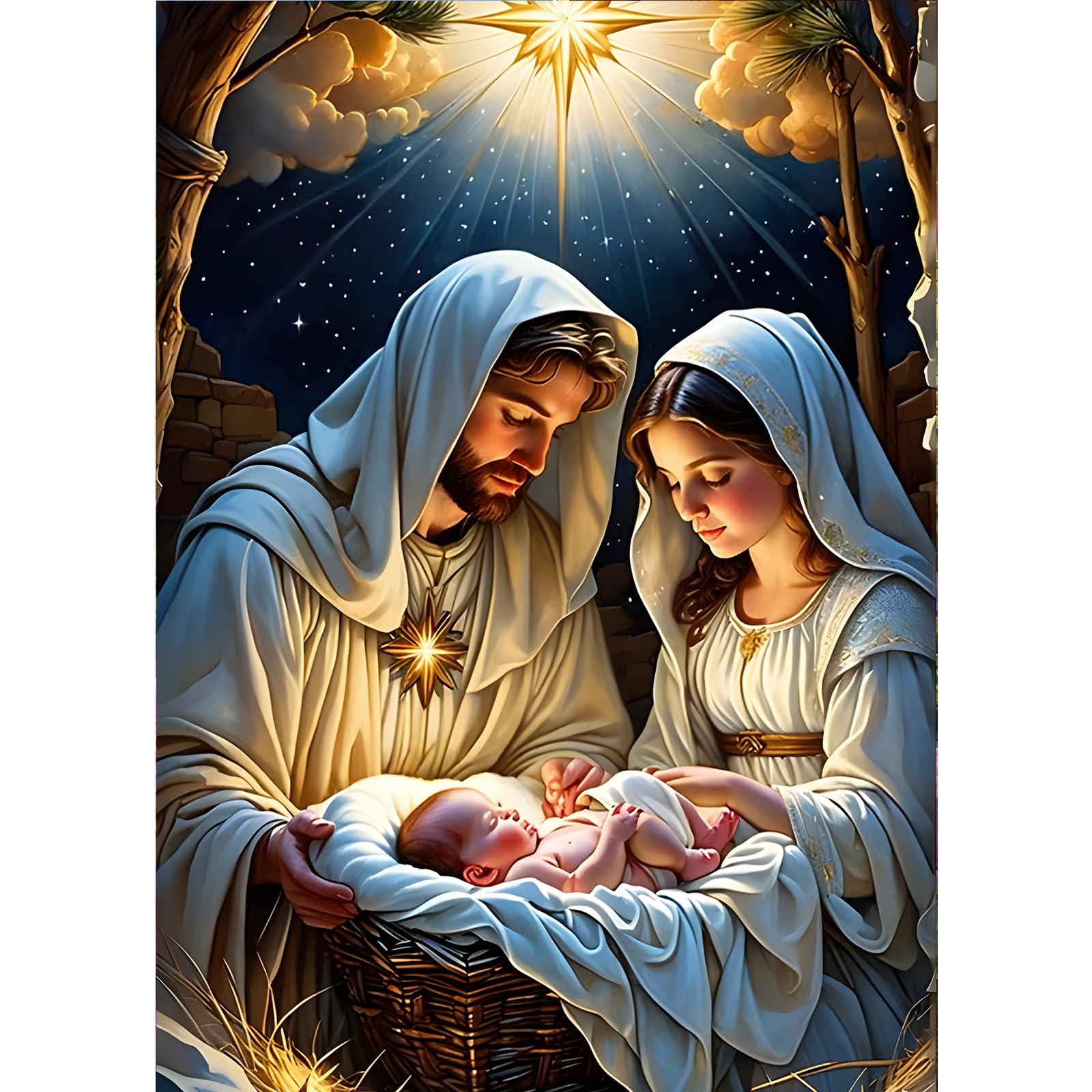 Diy 5D Diamond Painting Jésus Christ Broderie Diamant Peinture Art