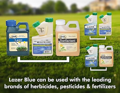 Miniatura 8 de Liquid Harvest Lazer - Indicador de patrón de pulverización concentrado azul 8 onzas tinte perfecto para malas hierbas tinte herbicida tinte de