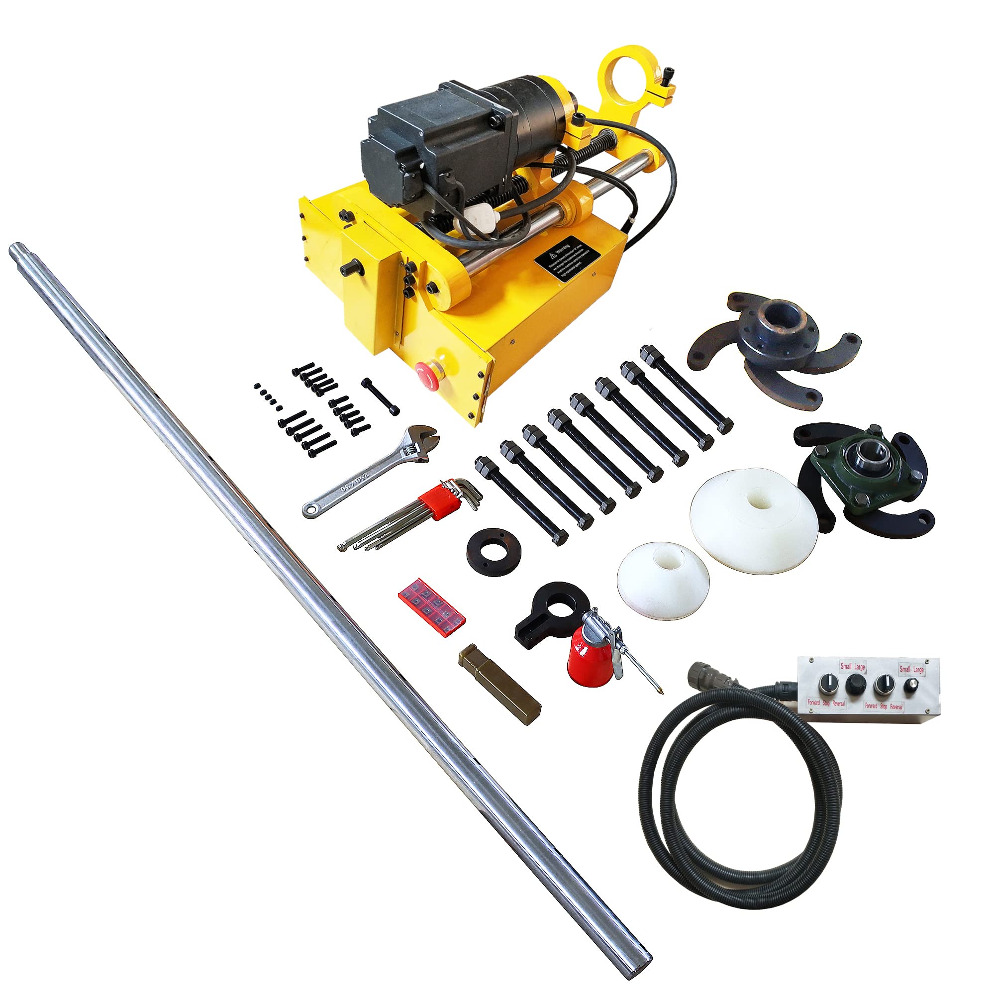 LGXEnzhuo 110V Portable Line Boring and Welder Machine, Portable Auto Rotary Inner Boring Welding Machine, Process Diameter 2.17