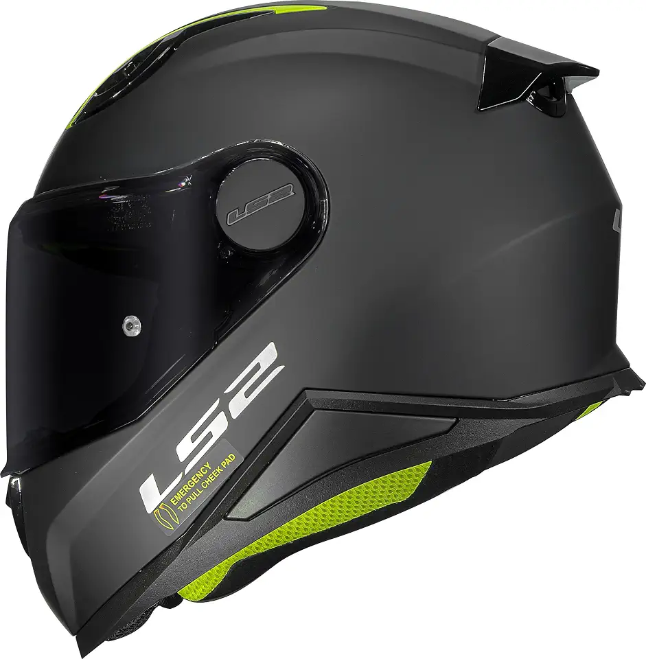 Capacete Infantil Moto Ls2 FF812 Preto Kids Criança