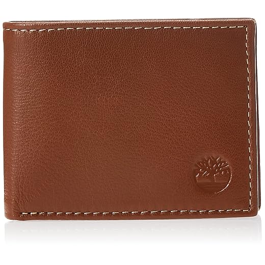 Timberland Carteira masculina de couro Blix Slimfold