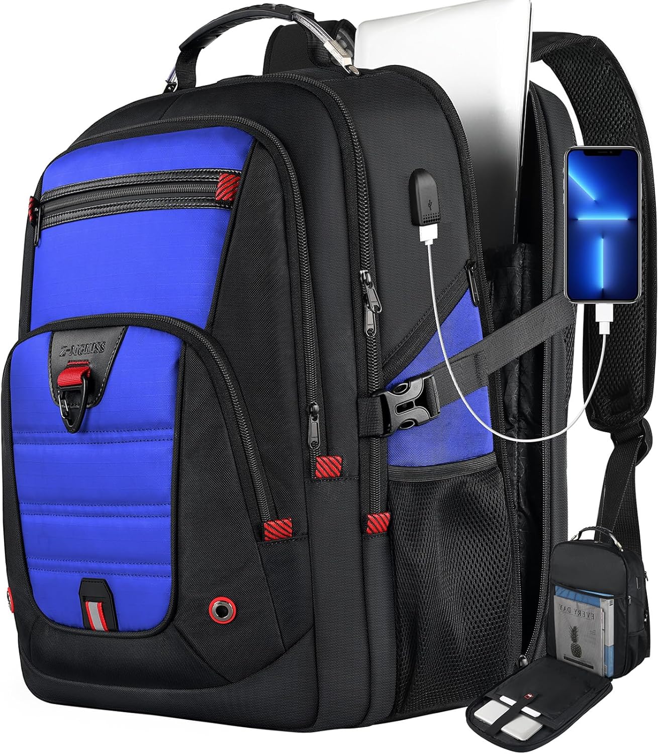 Amazon.com: Z-MGKISS Extra Large Backpack, Travel Laptop Backpack for ...