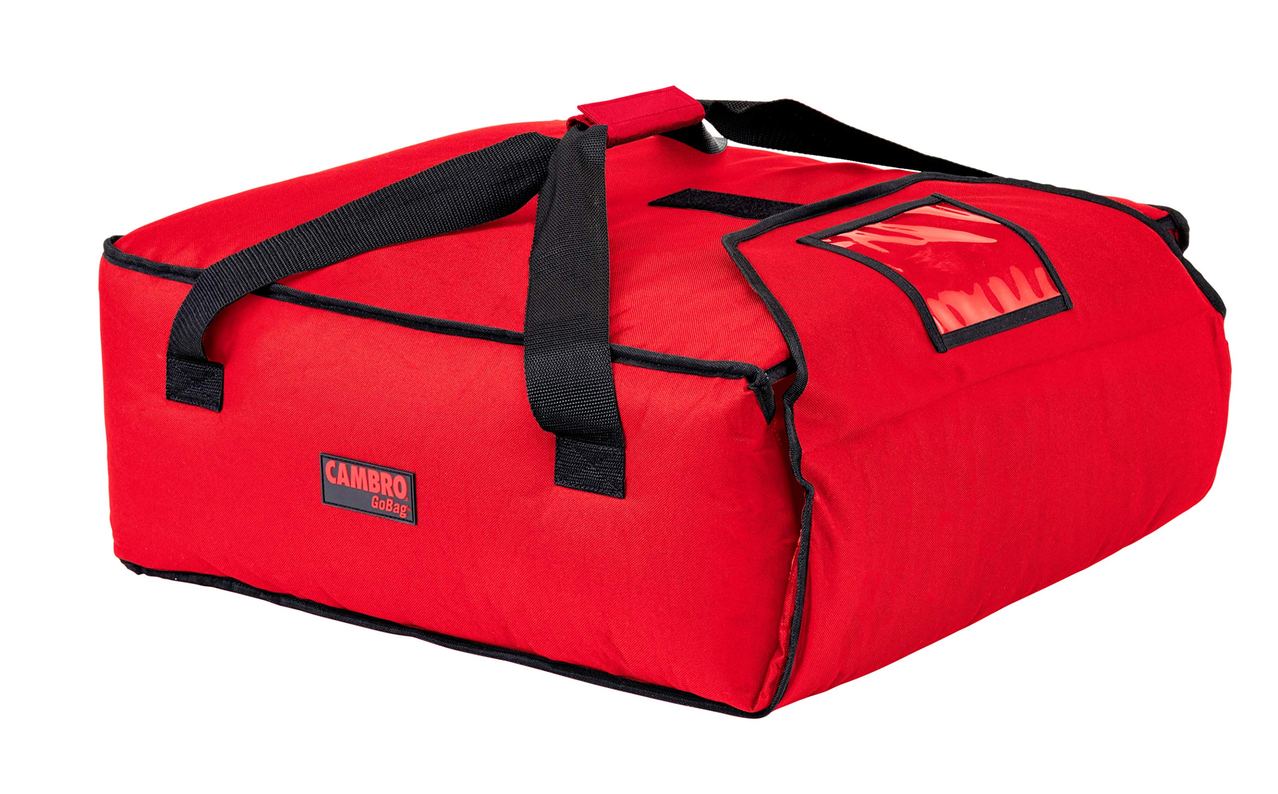 GoBag Pizza Bag Carries 3 18" Pizza Boxes-Cambro Red