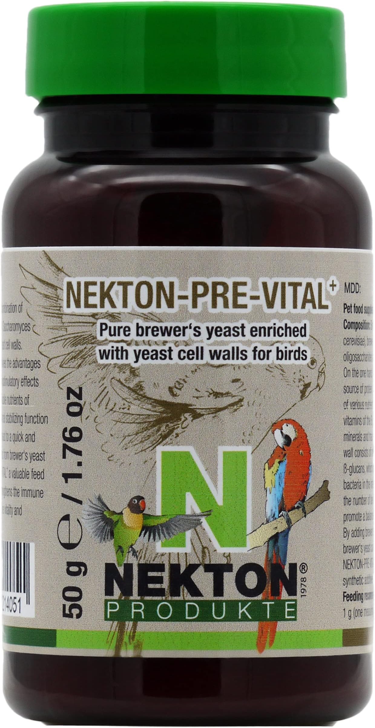 Pre Vital+ Prebiotic Bird Supplement 50gm / 1.76oz