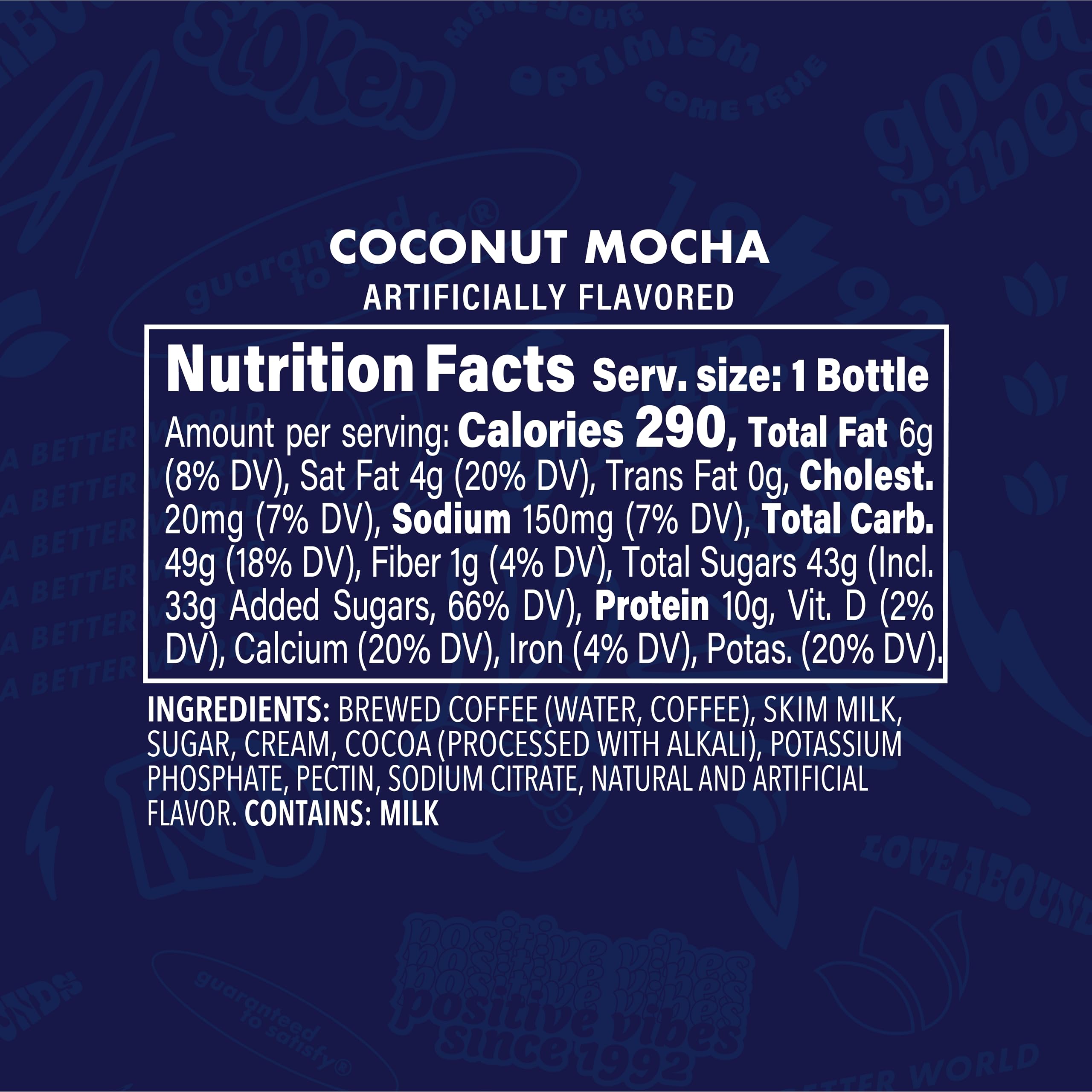 Dutch Bros® Coconut Mocha Iced Latte inspired by Cocomo®, 12-13.7 Fl Oz Bottles