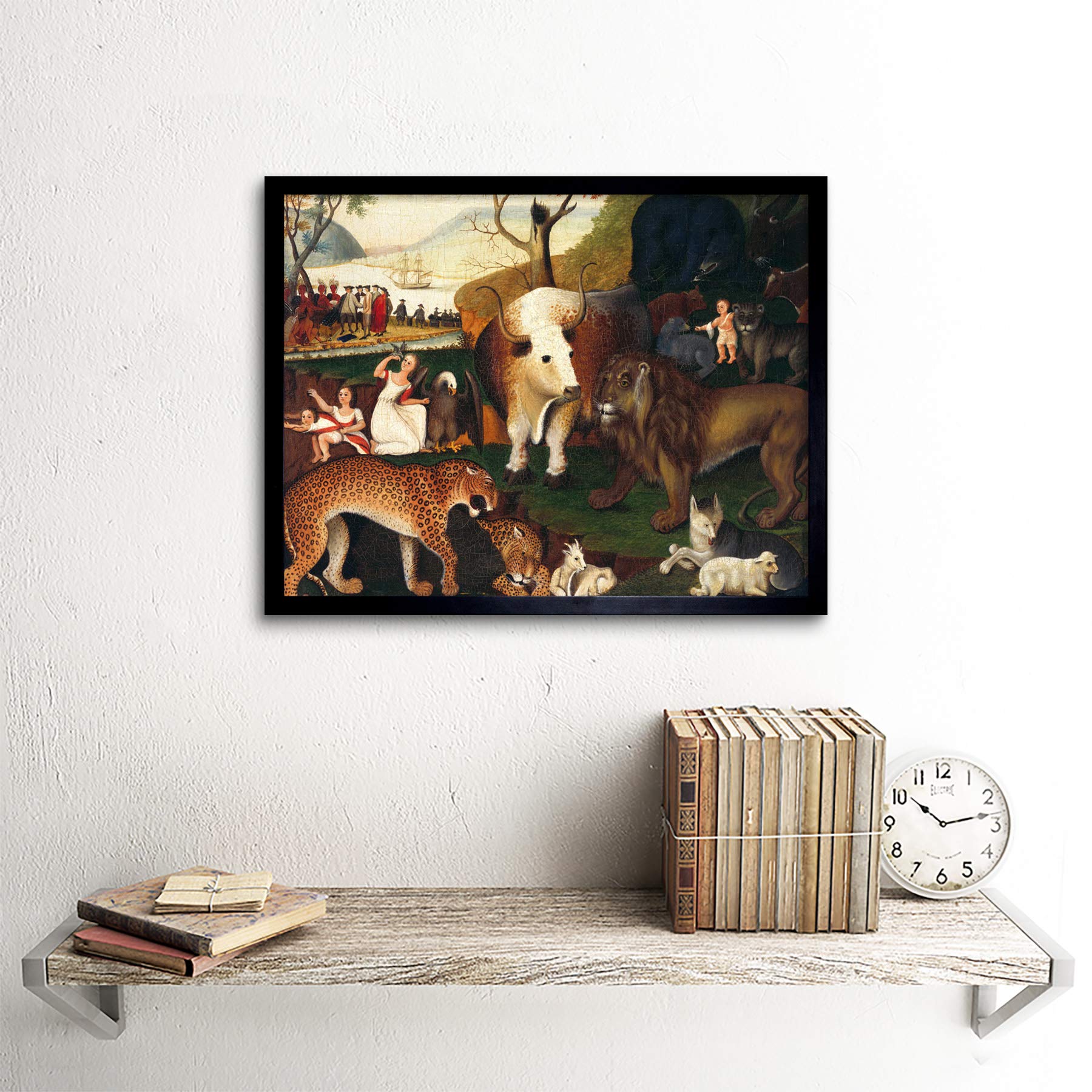 Amazon.com: Edward Hicks Peaceable Kingdom Painting Art Print