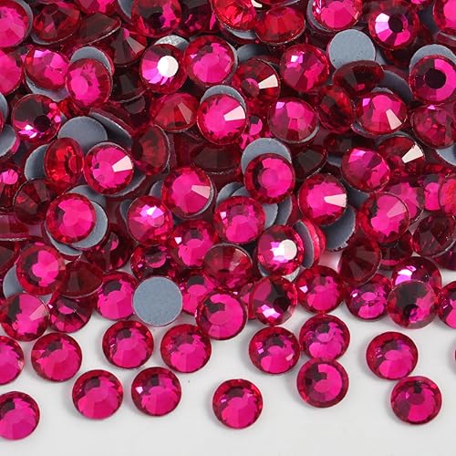 Vista 66 de 6000 diamantes de imitación termoadhesivos a granel, diamantes de imitación azules para ropa de manualidades, cristales termoadhesivos