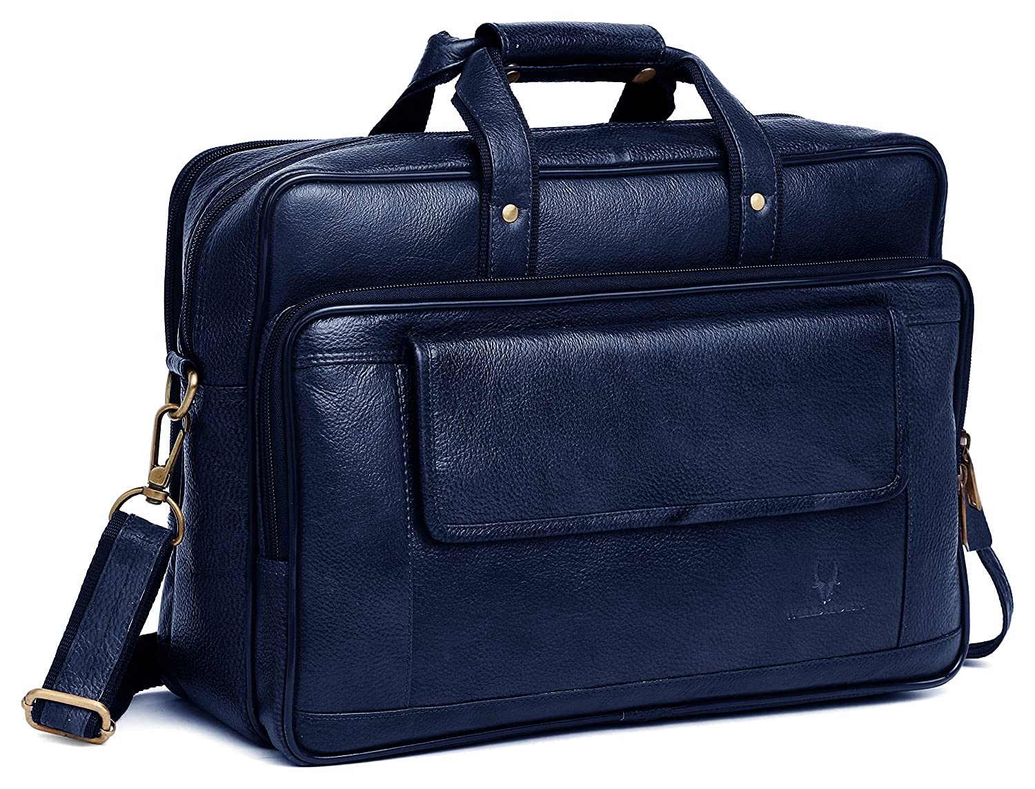 WildHorn® Classic Leather 16 inch Laptop Messenger Bag for Men I Office Bags I Travel Bags I Carry Handles with Adjustable Strap I DIMENSION: L- 16 inch H-12 inch W- 4 inch (B097HJGRG8) Amazon Price History, Amazon Price Tracker