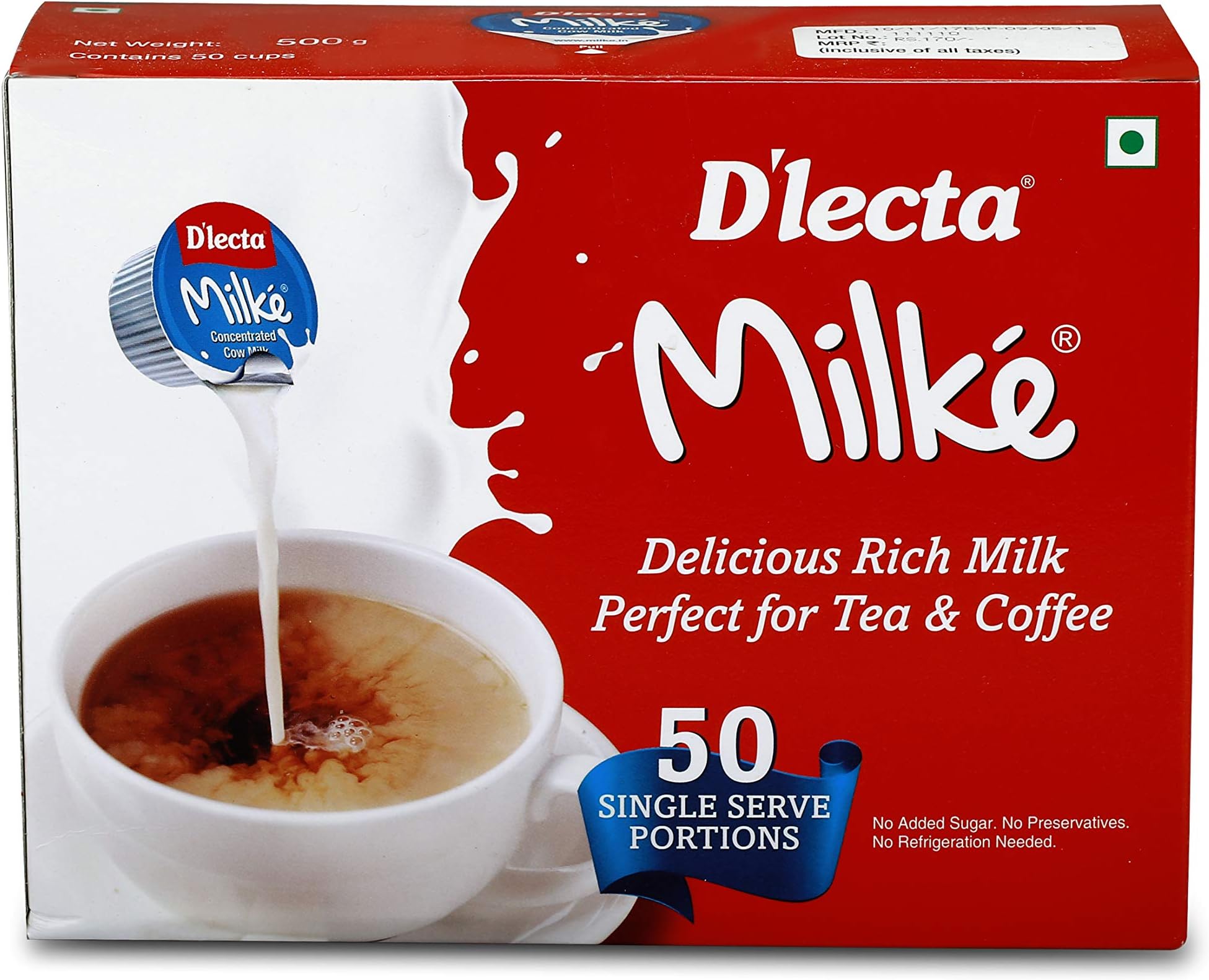 Dlecta Milke 10ml Pack of 50