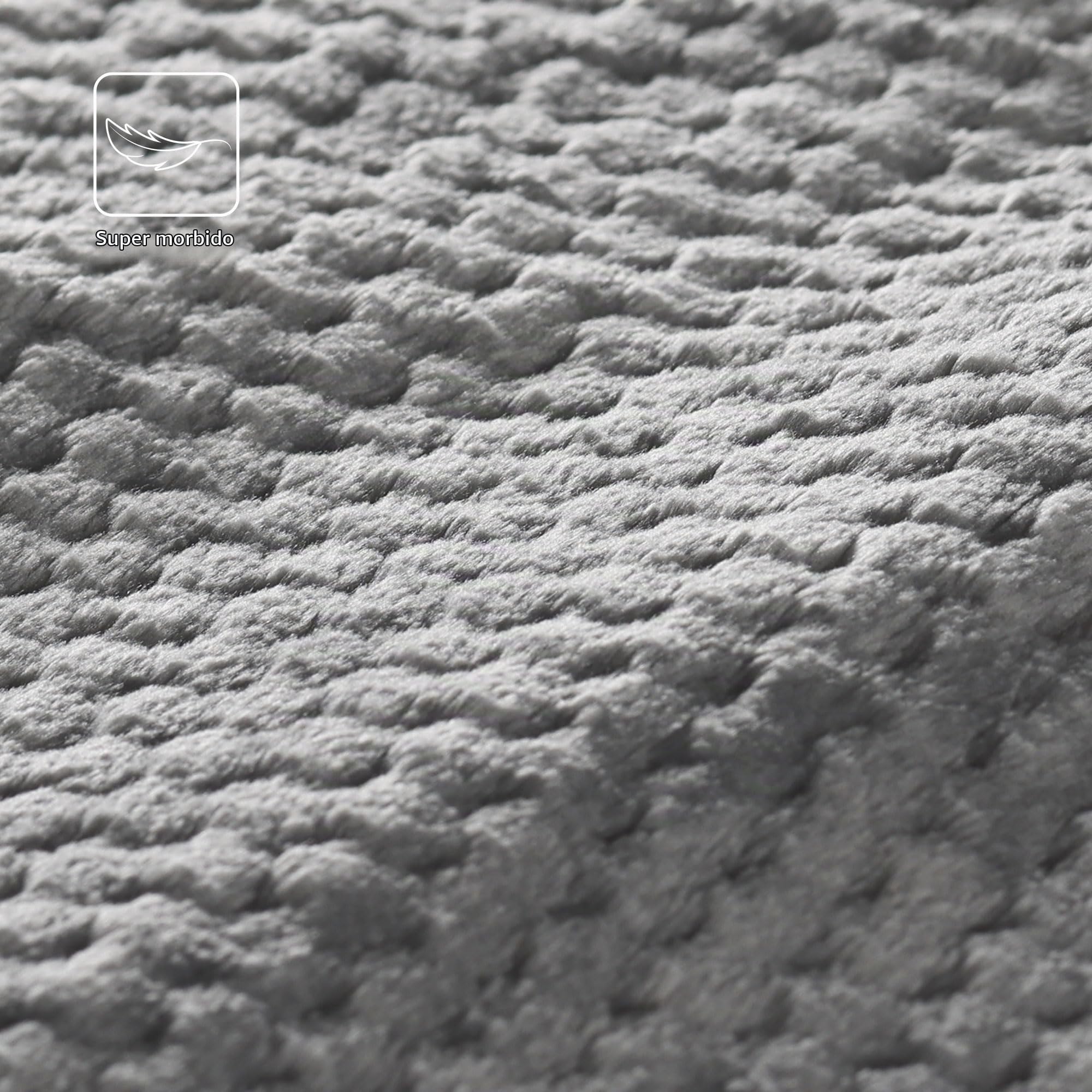 Navaris Coperta Termica Matrimoniale 180x130cm - Termocoperta Elettrica 3 Livelli Riscaldamento - Scaldaletto Spegnimento Automatico - Grigio