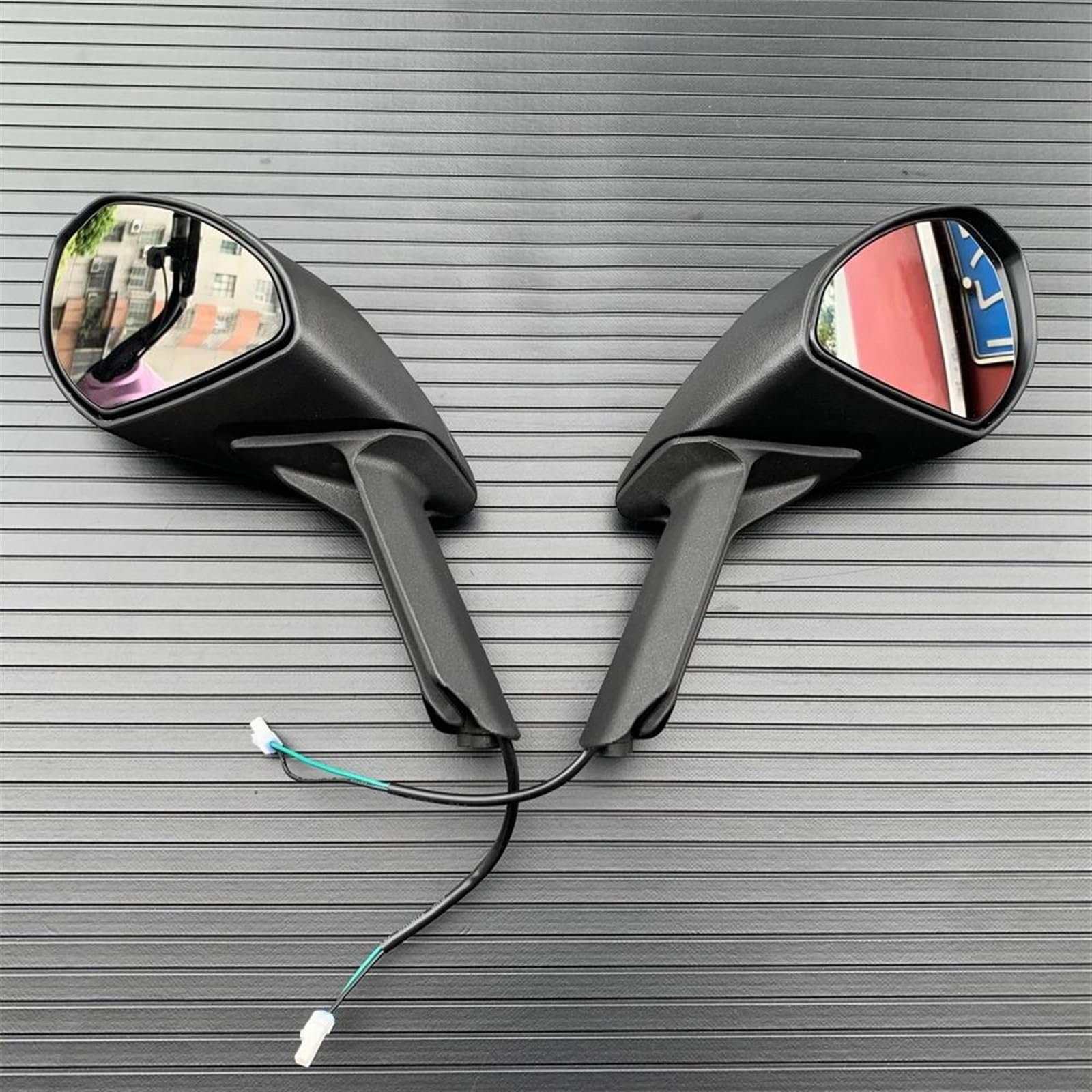 Worldmotop Offroad Rear View Side Mirror Adjustable Motorcycle