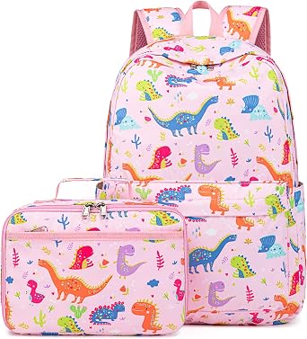 CAMTOP Kids Backpack with Lunch Box for Girls Boys Lightweight Waterproof Preschool Kindergarten Elementary School BookBag