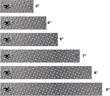 White Water Archery Laminated Reaper Diamond Steel Plate Arrow Wraps 15 Pc Length Width