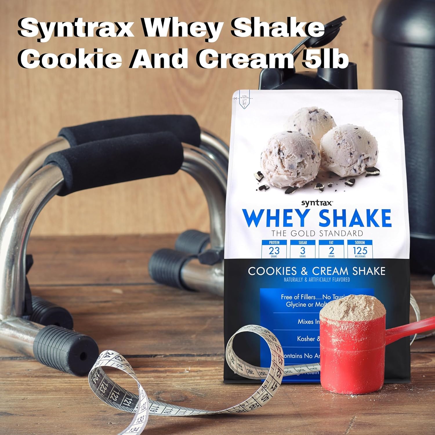 Syntrax Paquete, 2 artículos Whey Shake Cookies & Cream Shake Native ...