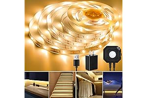 HOUHUI 9.84ft Motion Activated LED Strip Lights