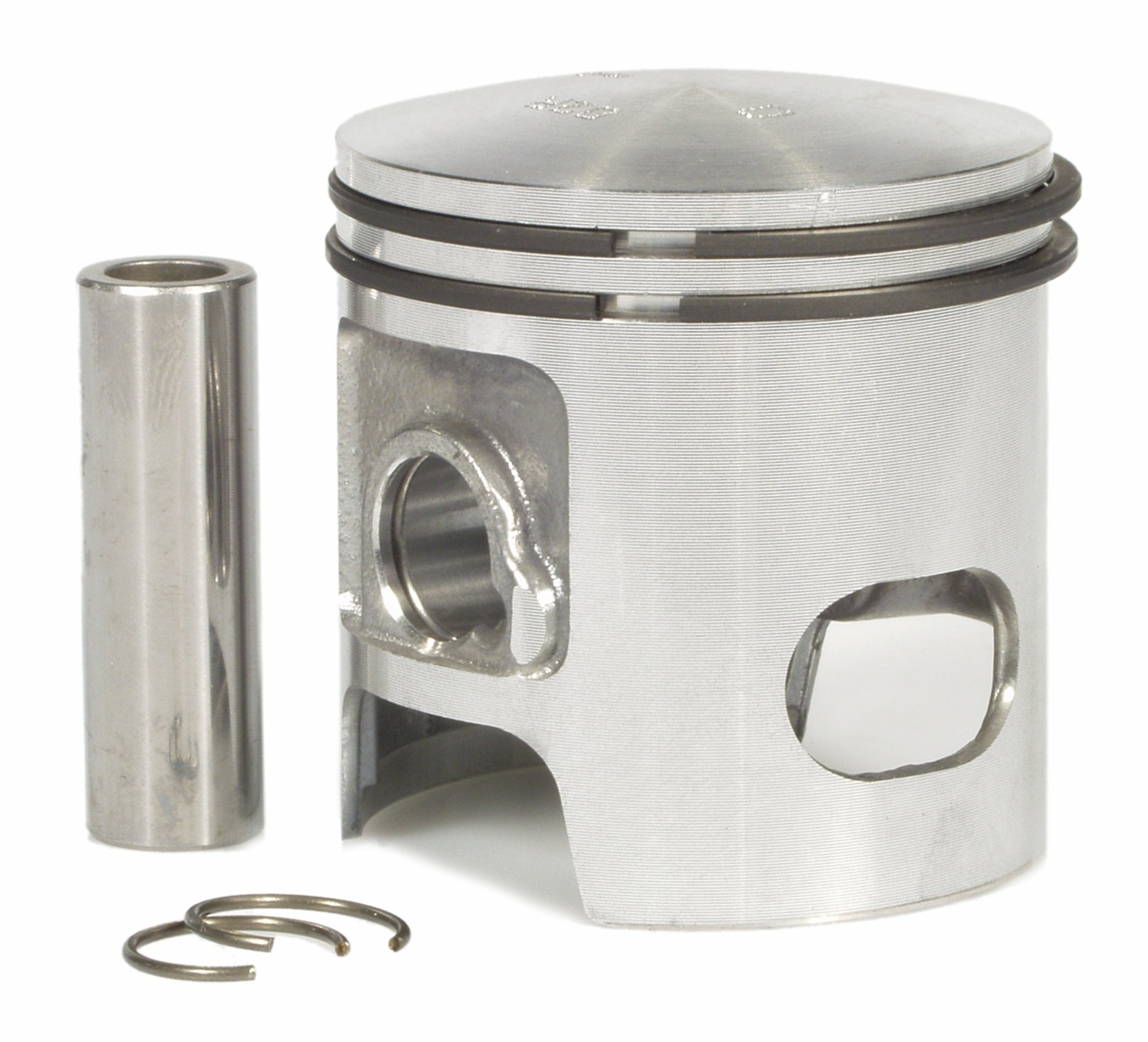 Pistone MALOSSI 68/75ccm, per articolo N. m3111667/m3112043/m3112153/m316926/m316998/m317133/m317200/m317353/317903 Ø 47,0 mm, 2 Pistone Ring (e), rettangolare Anelli del pistone, KB Ø = 12 mm,