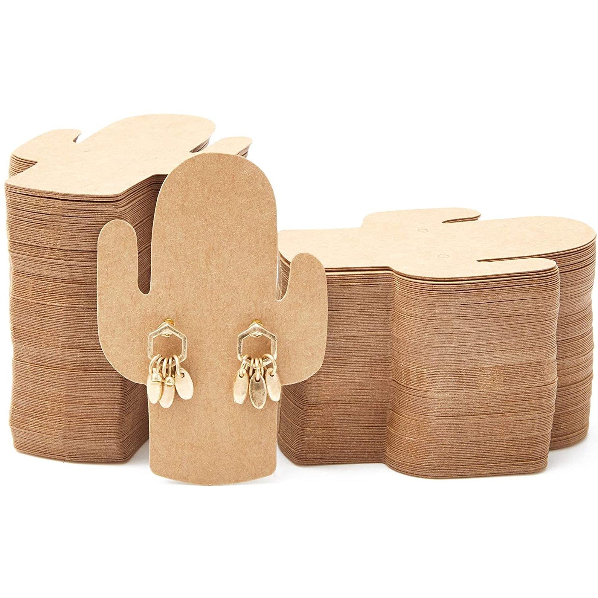 Bright Creations Earring Cards for Display (Cactus, 300 Pack)