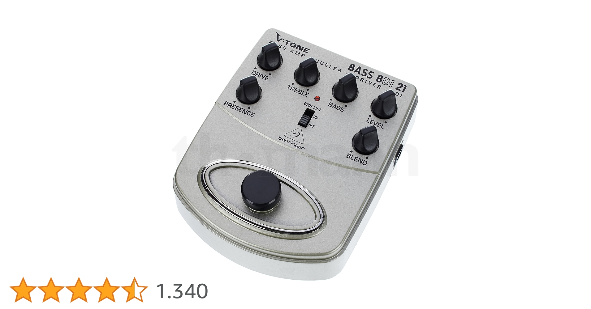 ■BEHRINGER　BDI 21ベースエフェクター Violão, guitarra e muito mais é na Hitexx Music! - Pedal de Efeito
