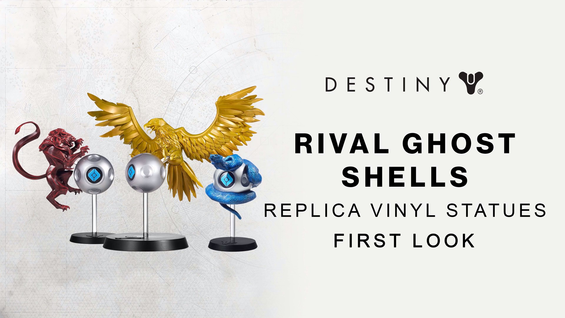 NUMSKULL Destiny 2 Rival Titan Ghost Shell Figure 10