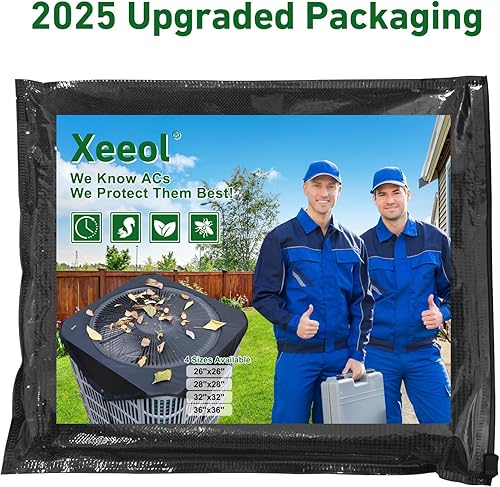 Miniatura 8 de Cubiertas de aire acondicionado central de 36x36 para exteriores, cubiertas de unidad de CA de malla más grandes para exteriores - Top Universal