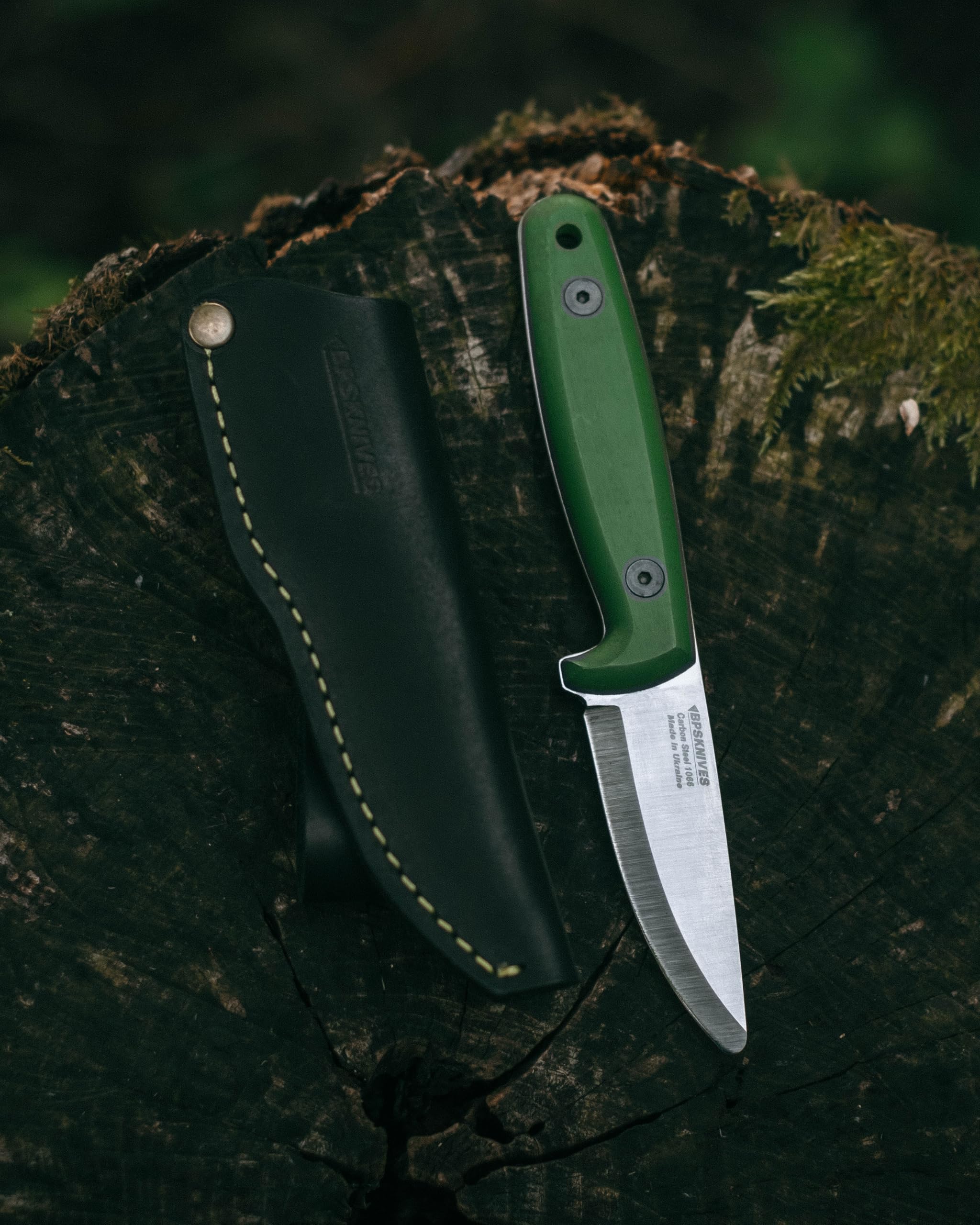 BPSKNIVES Season Series Spring – Primo Coltello per Bambini – Coltelli Bushcraft per Ragazzi – Coltelli da Intaglio – Coltello da Campeggio Sicuro per Bambini con Fodero e Punta Arrotondata