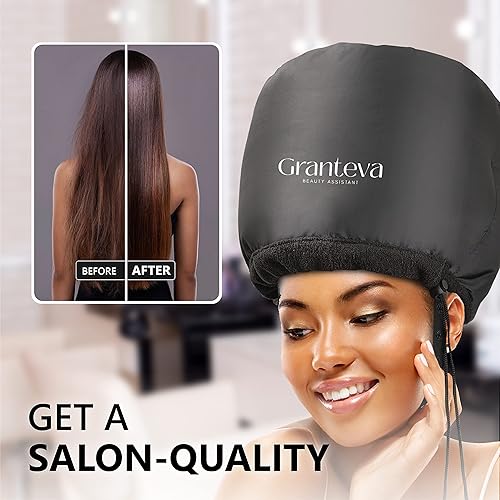 Miniatura 5 de Gorro para secador de pelo tapa de secador de pelo suave para el hogar kit de secador de pelo con diadema integrada acelera el tiempo de secado en