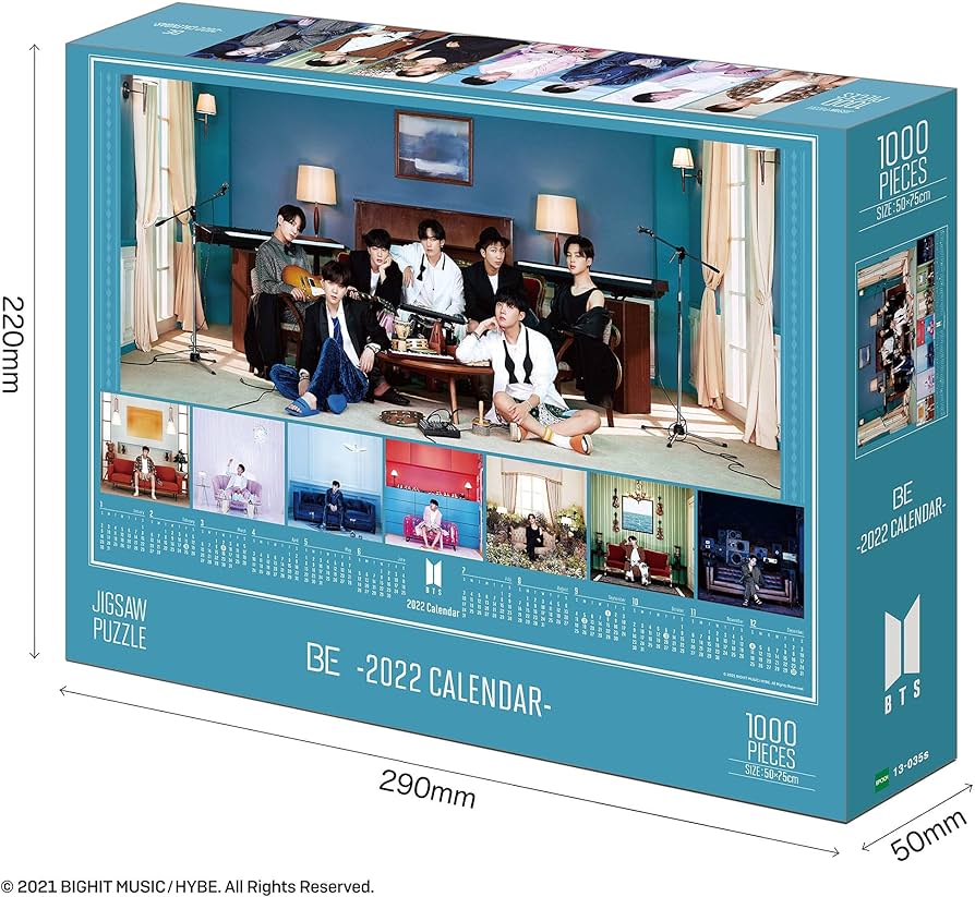 Amazon | 1000ピース ジグソーパズル BTS BE -2022 CALENDAR