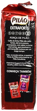 Cafe Pilao Extraforte (Extra Strength Coffee) 500 Grams