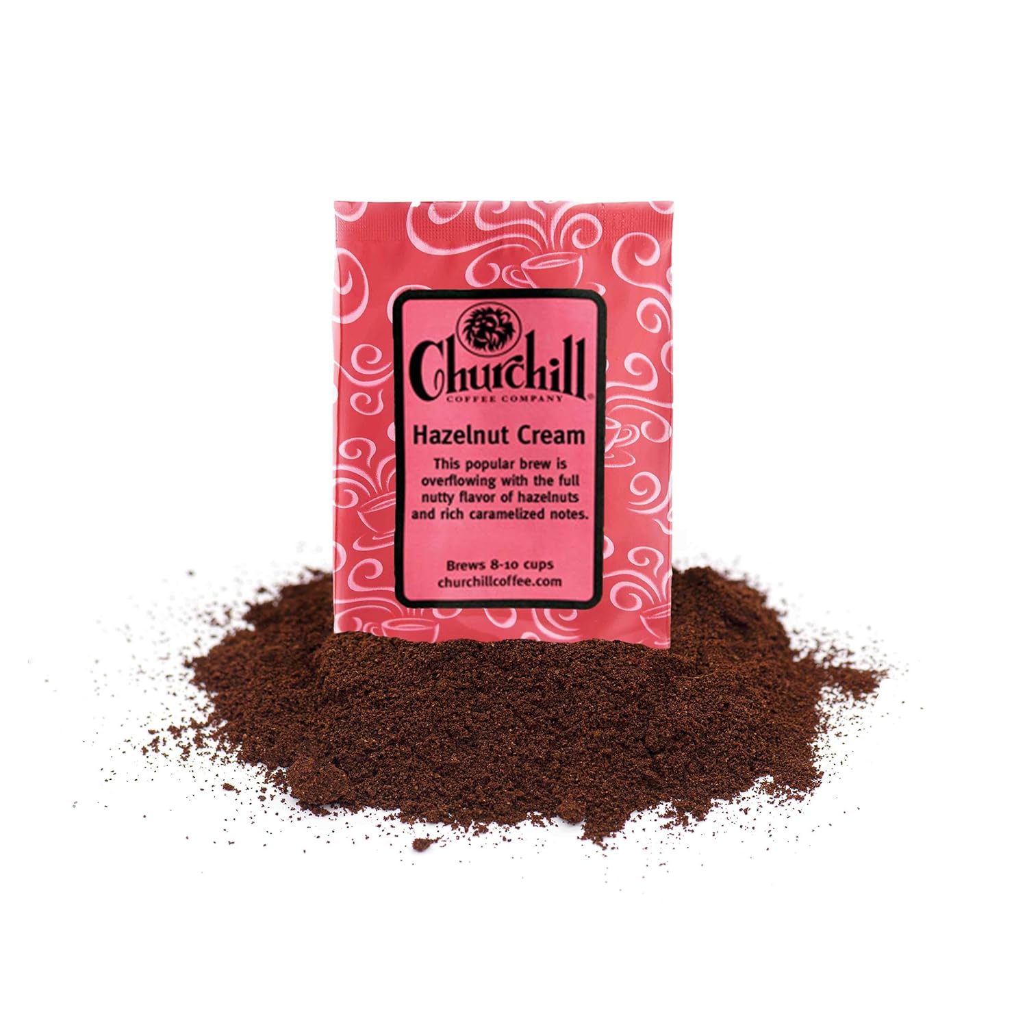 Churchill Coffee Hazelnut Cream 10 Portioned Packs -1.5 oz each - Ground - Flavored Coffee
