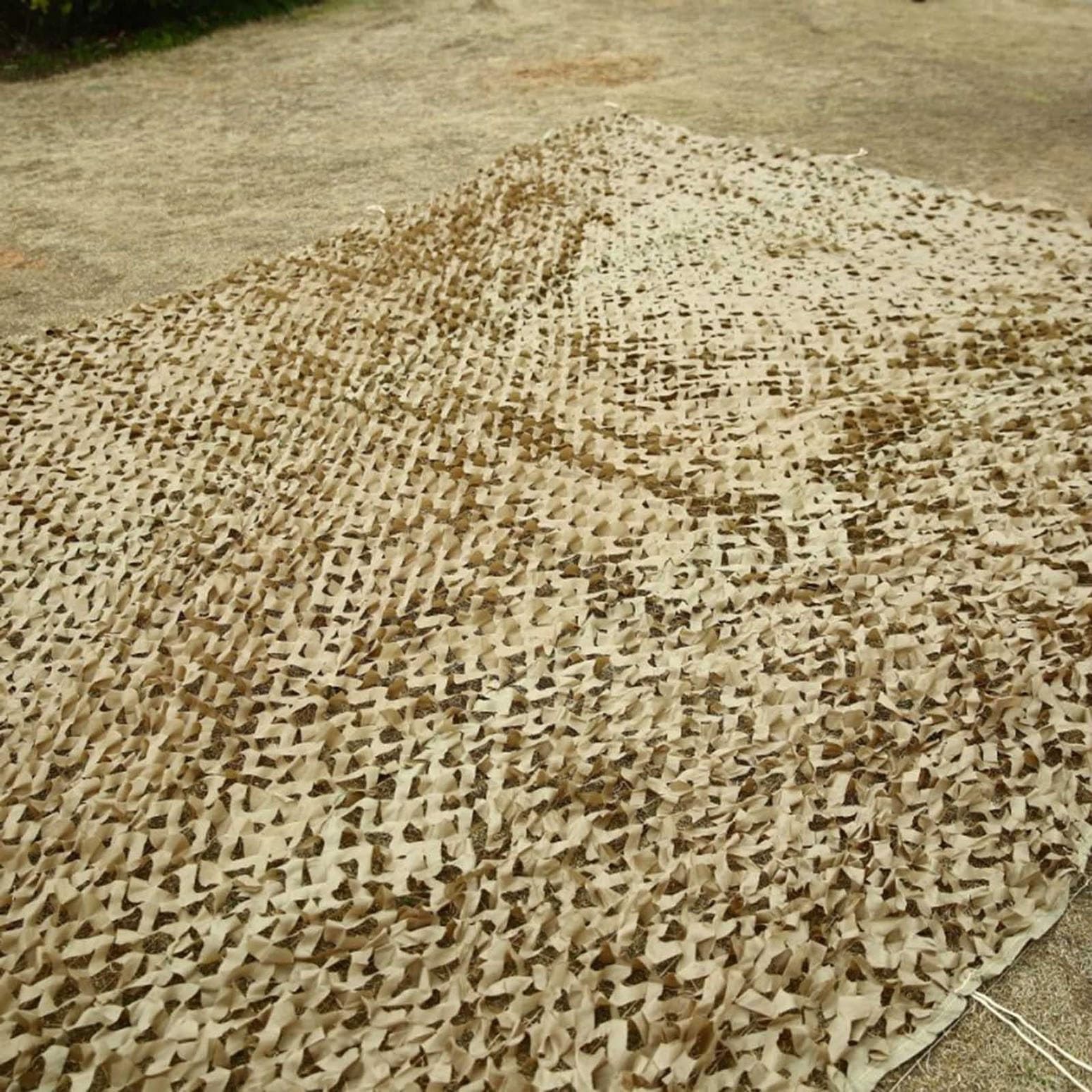 Malla De Camuflaje Beige, Red De Camuflaje Reforzada De Malla Doble para Decorar Camufar Y Dar Sombra, Tela De Sombra Transpirable para Pérgola, Jardín