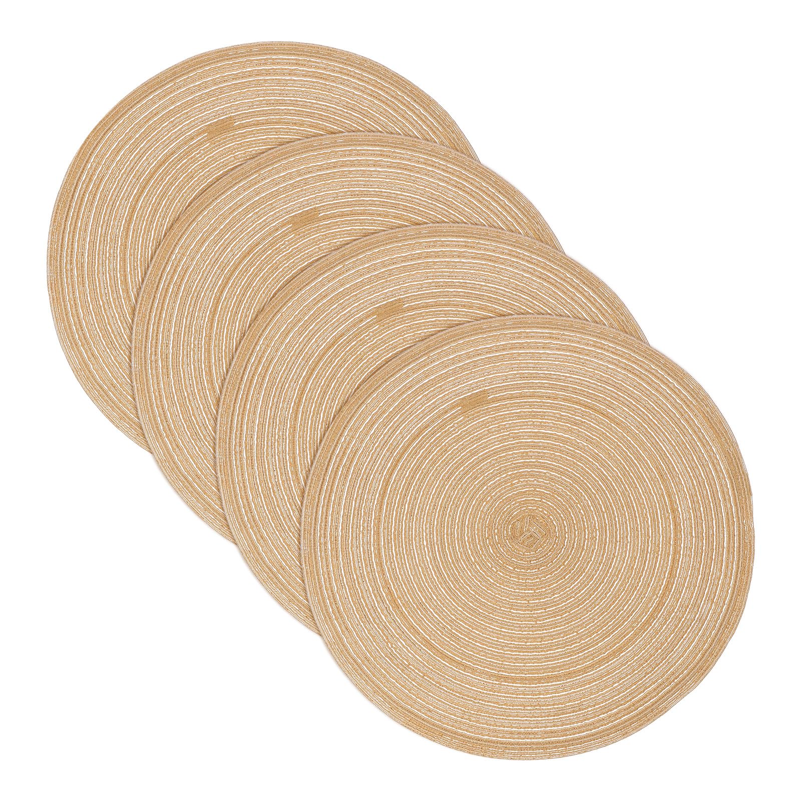 Set de table rond pour cuisine et repas conviviaux en famille