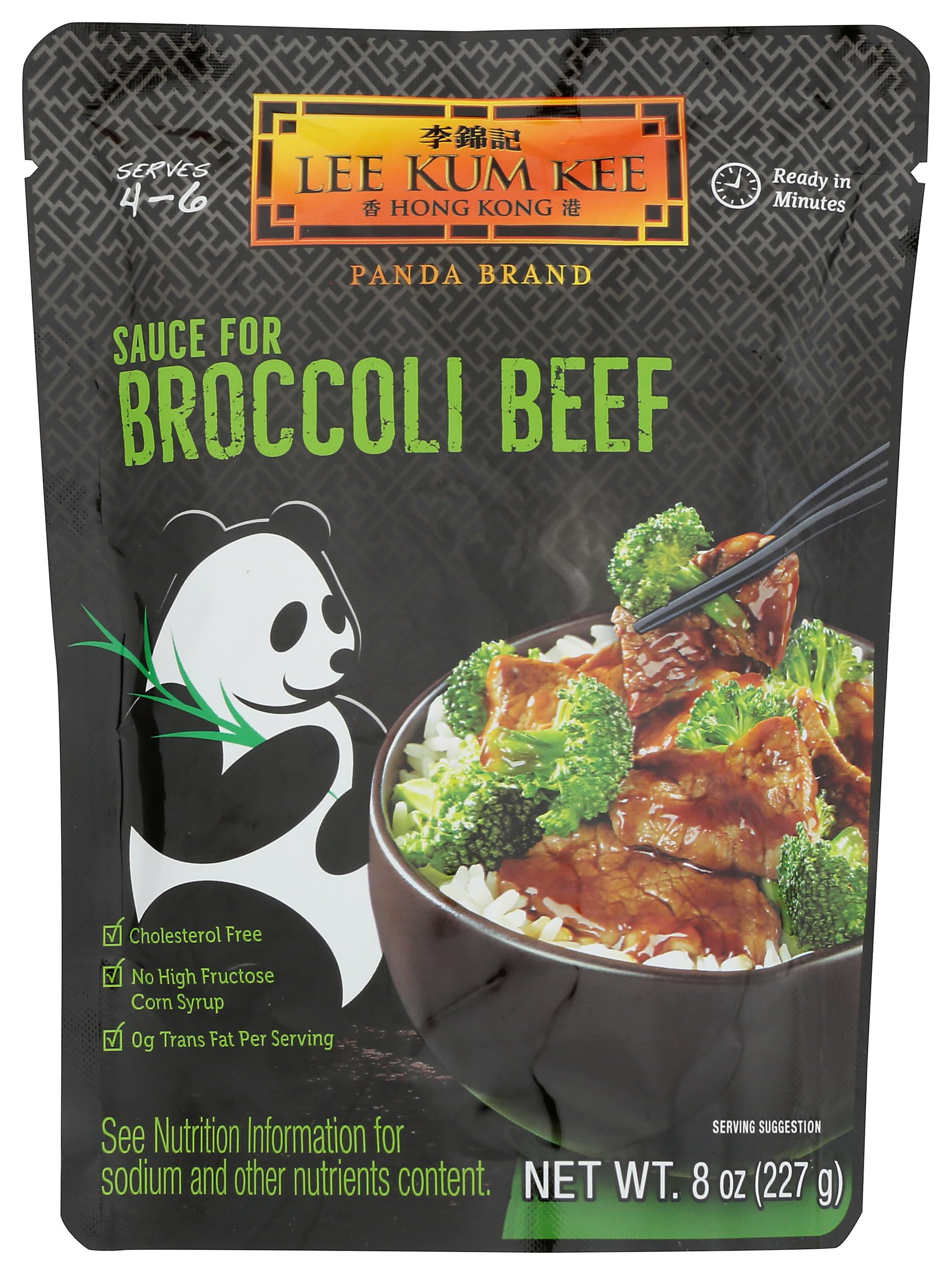 Amazon.com : Lee Kum Kee Panda Brand Sauce For Broccoli Beef, 8 oz