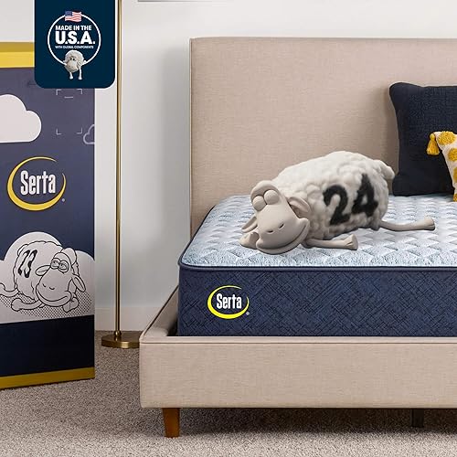 Serta Sleeptrue Medium 12" King Hybrid Mattress in a Box, Cooling, Breathable, and Pressure Relieving - 100 Night Trial, CertiPUR-US Certified and