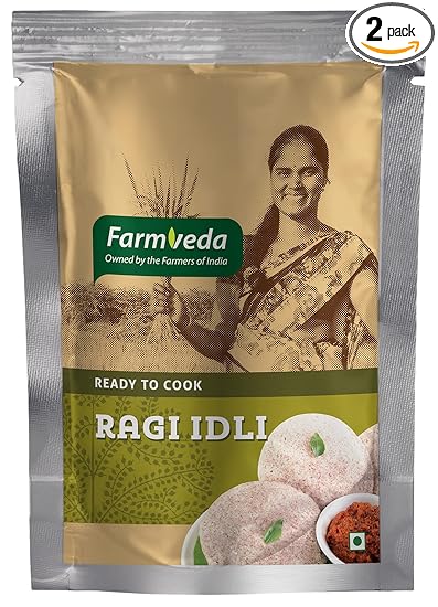 Ragi Idli Mix Powder 250g | Pack of 2| Weight Loss, Protein Rich | Natural and Healthy Food from Farmveda.