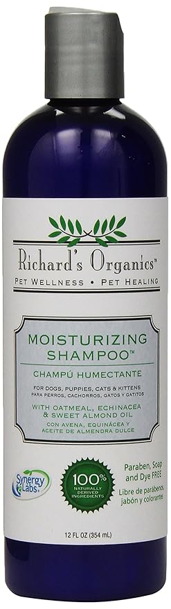 SynergyLabs Richard's Organics Moisturizing Shampoo, 12 fl. oz.