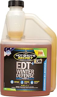 Hot Shot's Secret EDT+ Winter Defense - 16 Oz Squeeze, 7-in-1 Anti-Gel Fuel Booster – Winter Diesel Fuel Treatment - Boosts Cetane – Adds Lubricity - Protects Fuel System