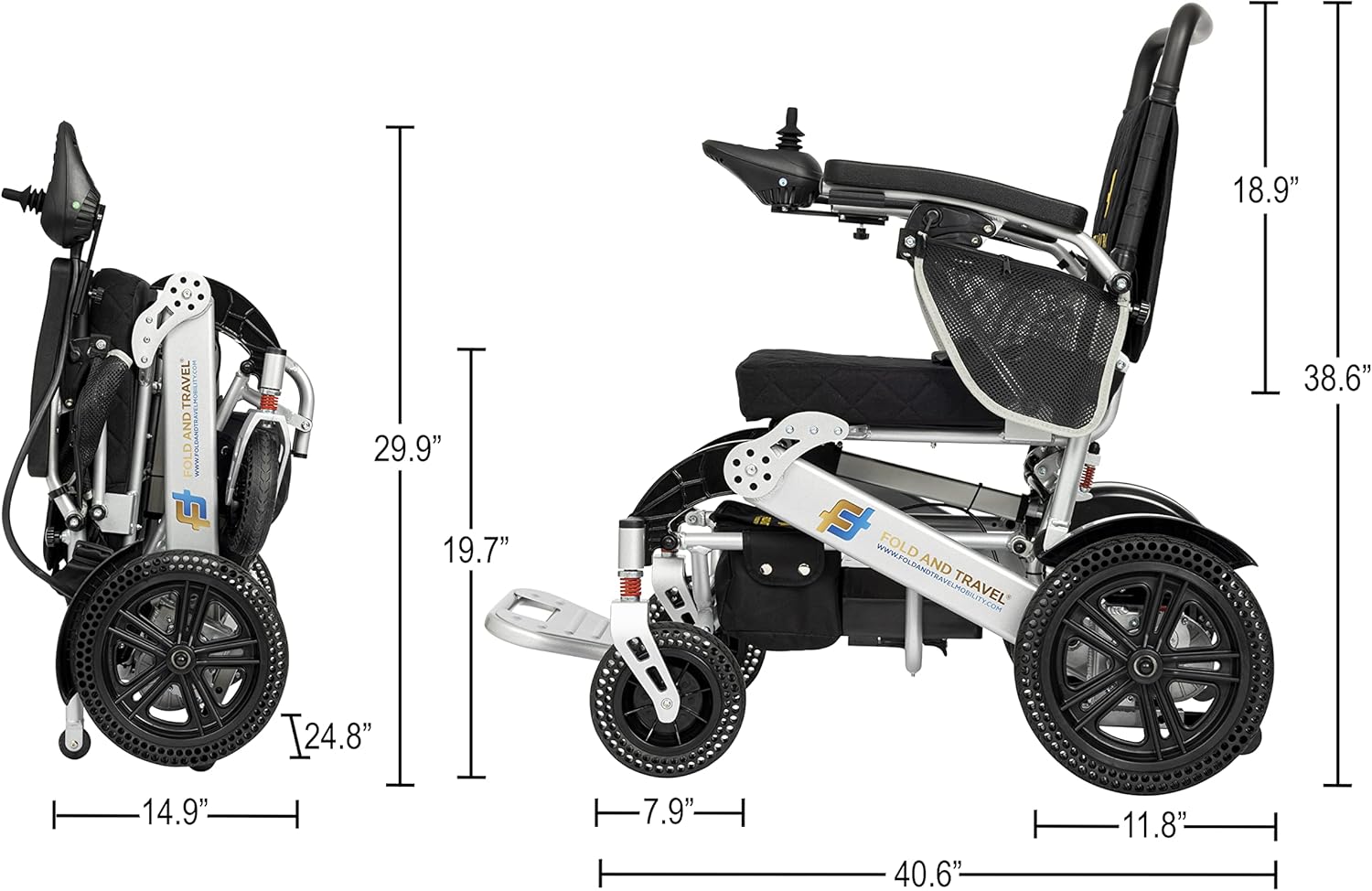 Auto Recline Foldable Electric Wheelchair for Adults and Seniors Power Wheelchair (Gold) Auto Recline Foldable Electric Wheelchair for Adults and Seniors Power Wheelchair (Gold)