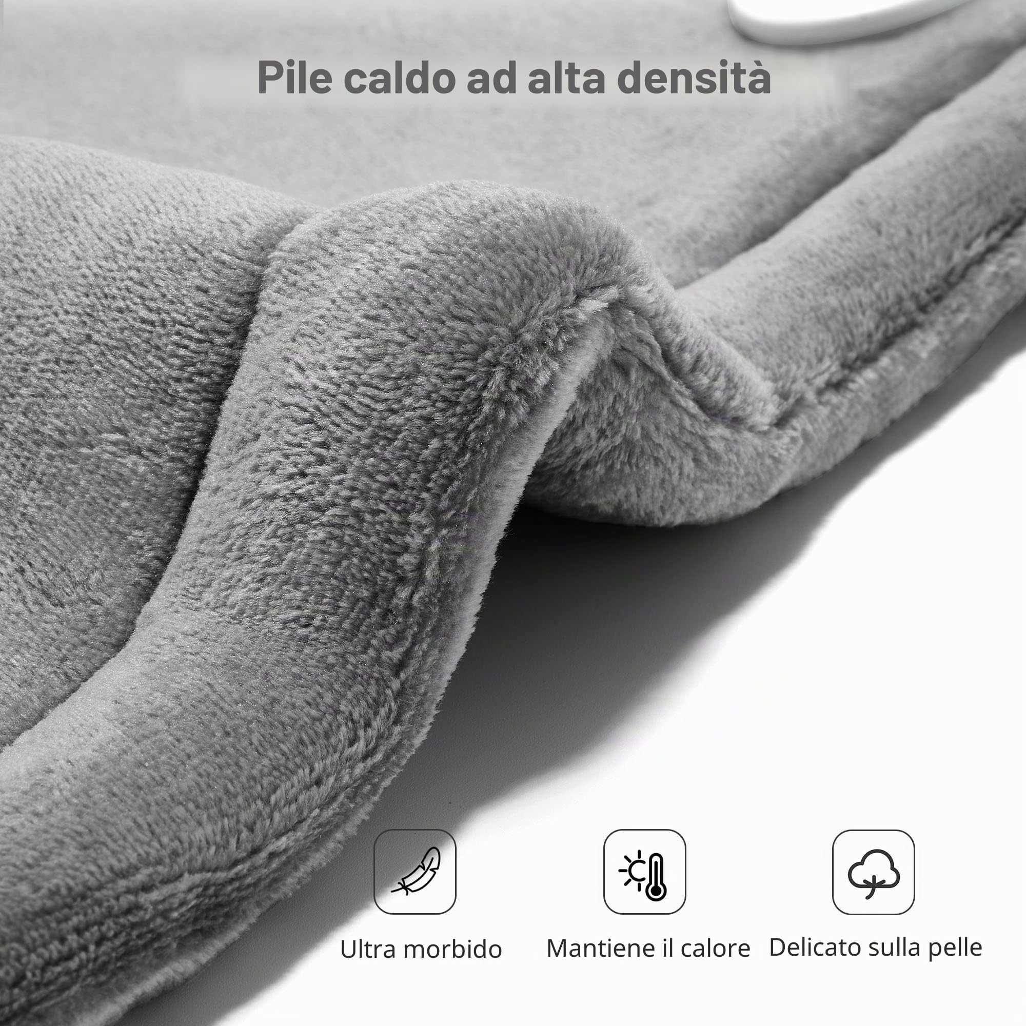 Cuscino riscaldante per alleviare il mal di schiena, cuscino riscaldante ponderato da 24 "x 33"