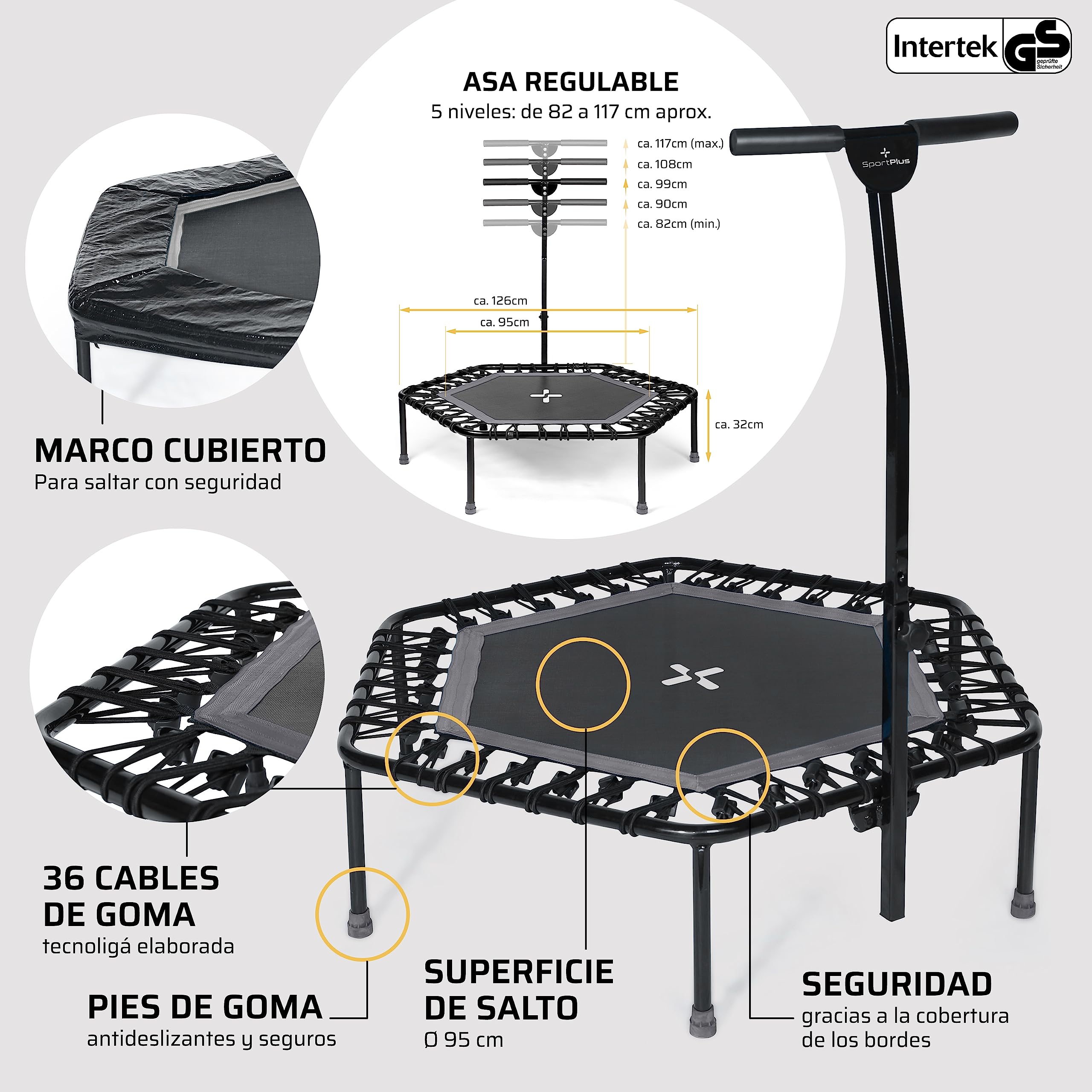 SportPlus Fitness Trampolin