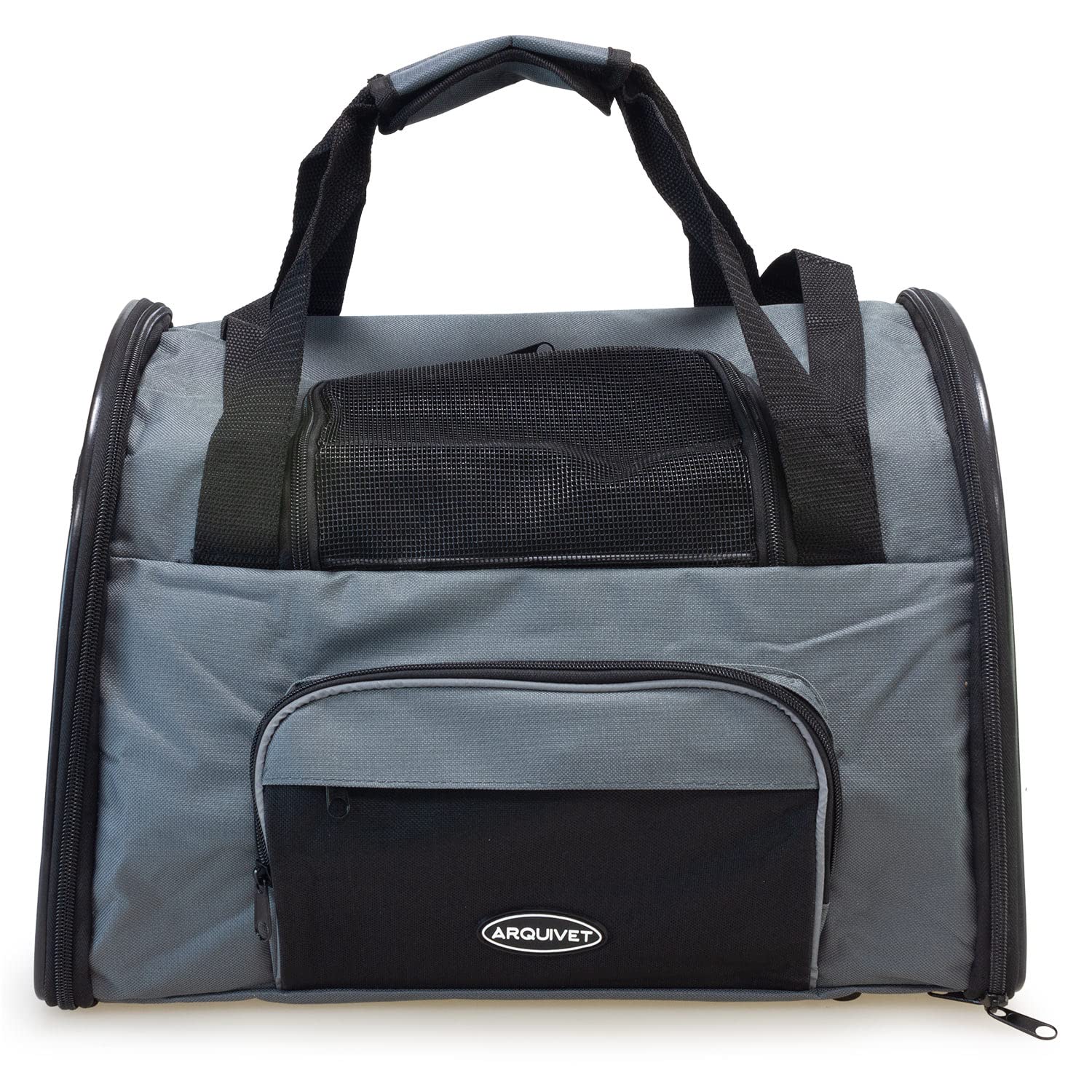 ARQUIVET Mochila para Perros y Gatos Luxury - 3 Aperturas - 41 x 21 x 30 cm - Transportín para Animales pequeños o roedores - Accesorios y Bolsas para Mascotas