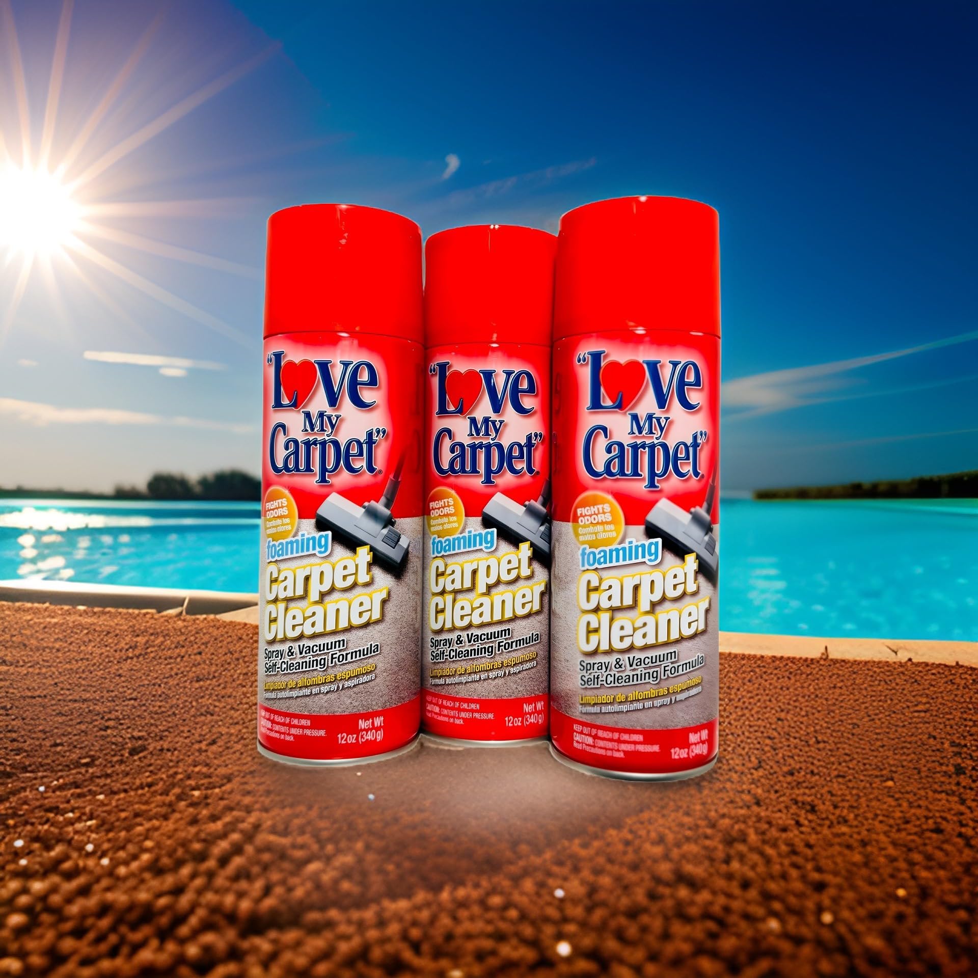 Love My Carpet Foam Spray Cleaner – Self-Cleaning Formula, 4 Pack Of 9.7oz Cans For Carpet Stains 2 thumbnail image