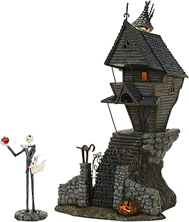 NIGHTMARE BEFORE CHRISTMAS VILLAGE JACK SKELLINGTONS HOUSE FIGUR
