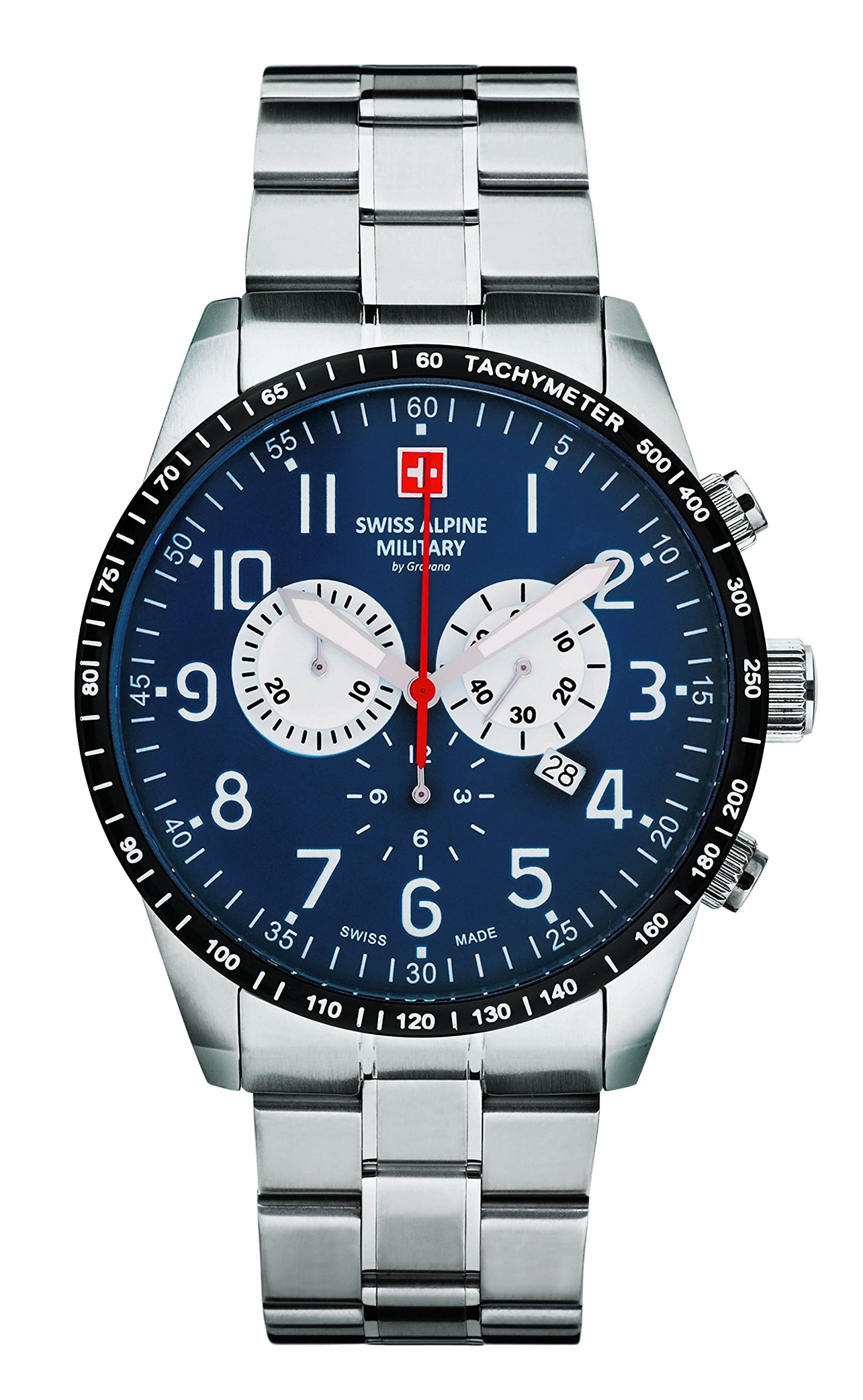 Grovana Swiss Alpine Military Mens Watch Chronograph 10 Atm
