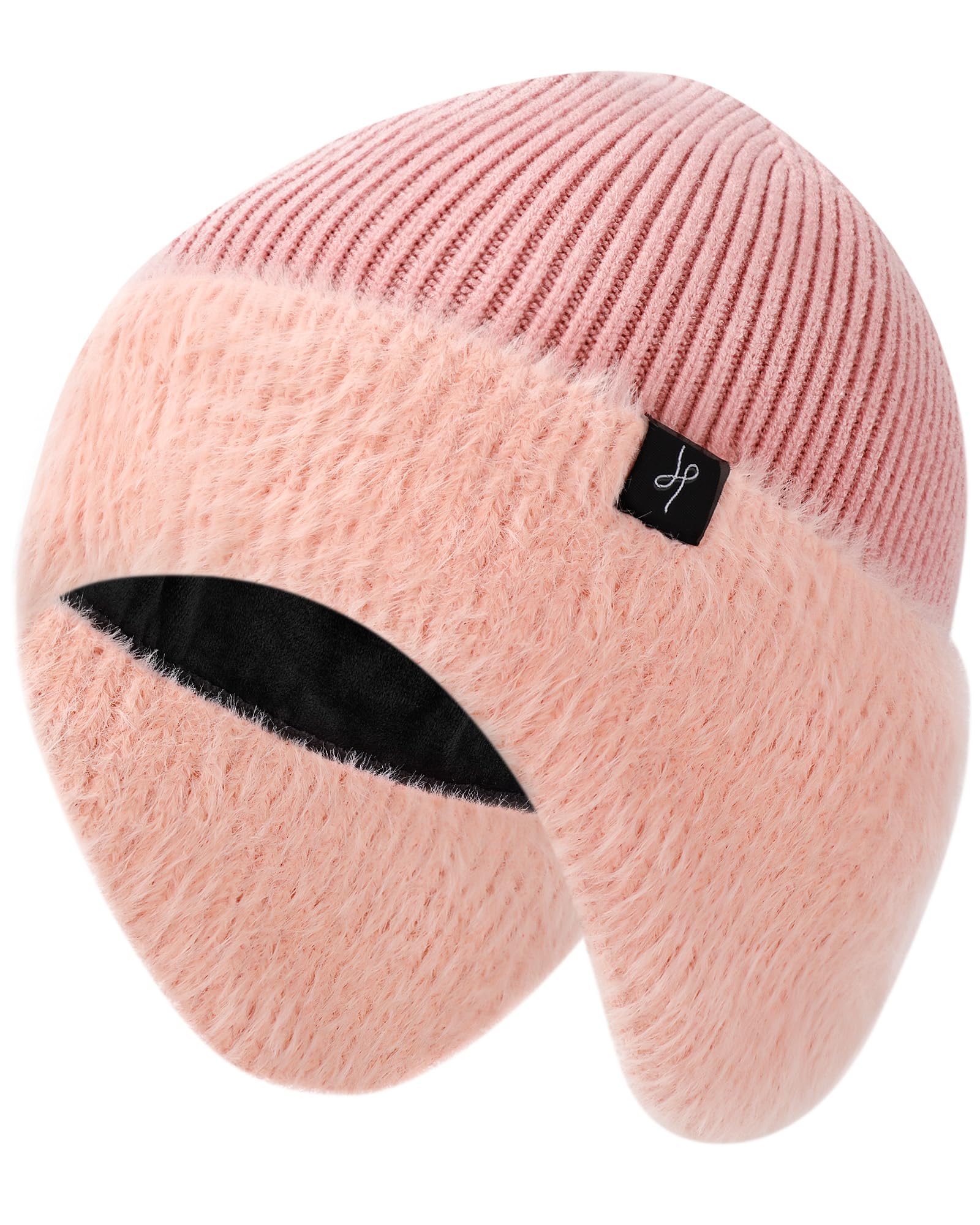 HAMUNI Winter Fleece-Lined Beanie with Earflaps