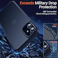 Vista 564 de Yriklso Strong Magnetic Case for iPhone 11 [Compatibilty with MagSafe] Protective Shockproof Cover Phone Case for iPhone 11 6.1" Frosted Purple