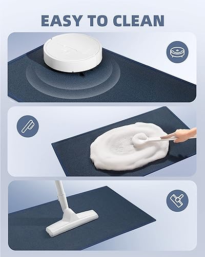 Miniatura 5 de Color G Alfombras y tapetes de cocina antideslizantes, lavables, absorbentes, tapetes de cocina tejidos, fáciles de limpiar, tapetes de cocina para