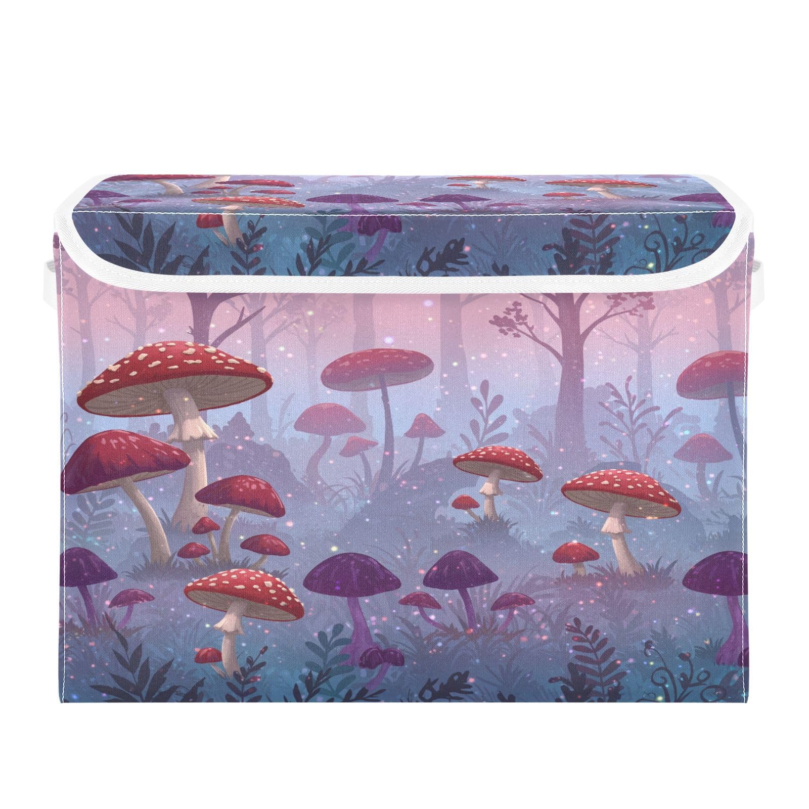 Amazon.com - FLildon Purple Forest Mushroom Storage Basket with