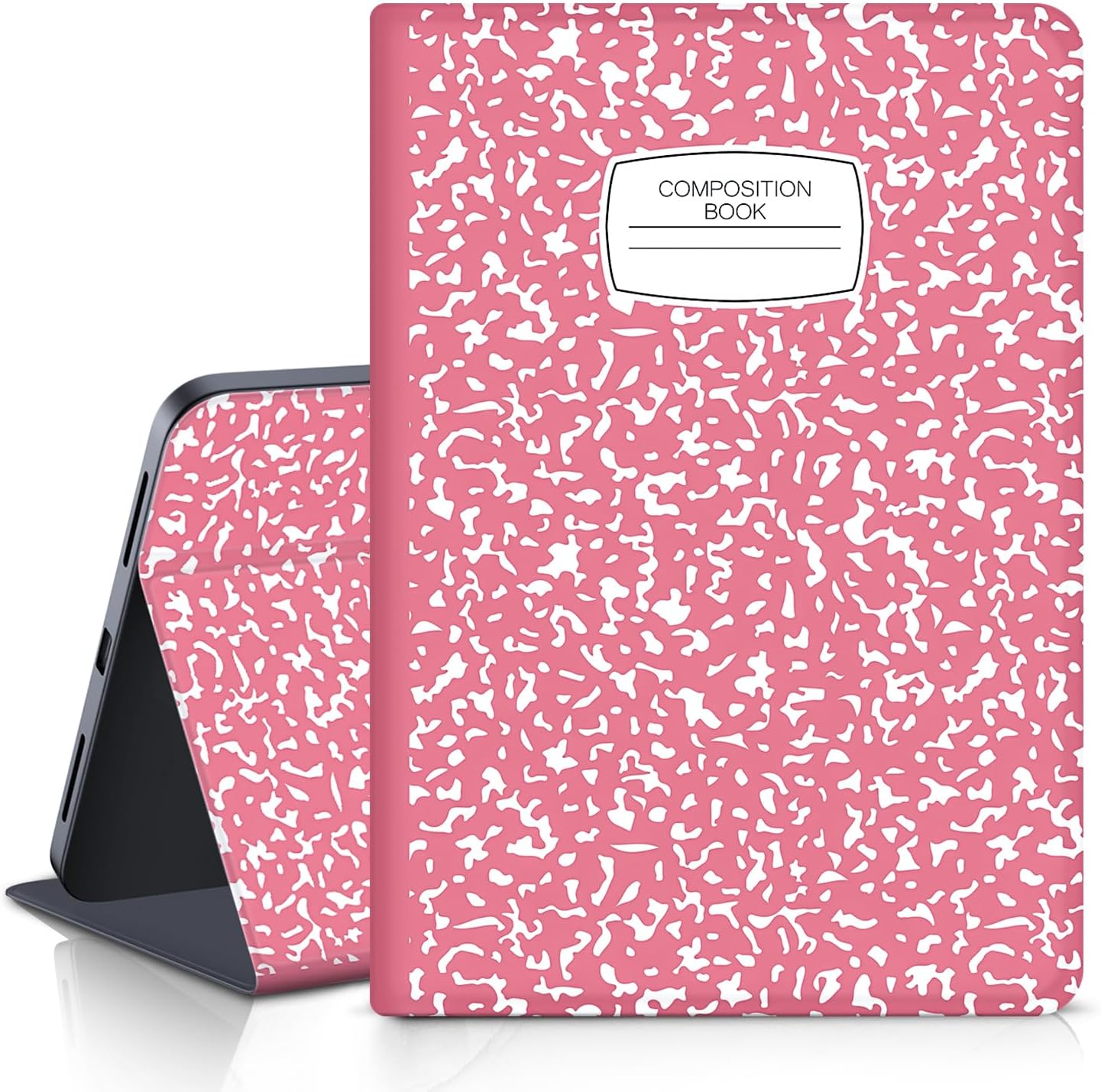 Case for iPad 10th Generation 2022 iPad 10.9 Inch - Multi-Angle Viewing & Auto Wake/Sleep,PU Leather Protective Folio Stand Cover for iPad 10th Gen 10.9 inch 2022,Soft TPU Back,Pink Notebook